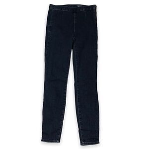 Gap Side Zip Blue Jeans Leggings Tall Long Skinny